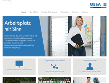 Tablet Screenshot of gesaonline.de